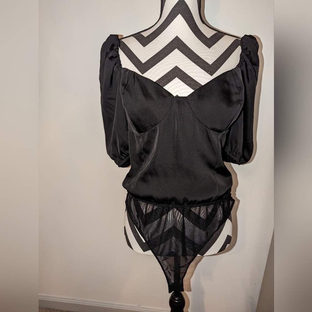 Lulu's Black Bodysuit XL